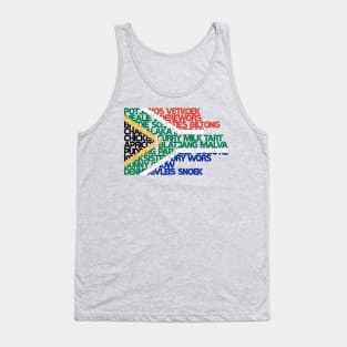 South Africa Food Map Tank Top